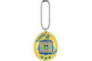 BANDAI Tamagotchi 42812 Original Yellow & Blue - Feed, Care, Nurture-Virtual Pet with Chain for on The go Play, Packaging May Vary