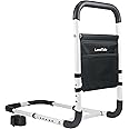LandTale Bed Assist Rails Adjustable with Bag, Safety Bed Handle, Fall Prevention Hand Guard Grab Bar Bed Cane, Bed Rails for Elderly, Adults, Senior, Handicap, Disabled, Fit King, Queen, Full, Twin