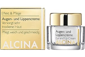 ALCINA Augen- und Lippencreme - 1 x 15 ml - Effekt & Pflege - Intensive Lippenpflege und Augenpflege - Für extrem trockene Haut bei Augen und Lippen