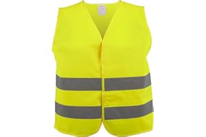 Walser Kamizelka odblaskowa do samochodu, kamizelka odblaskowa dla dorosłych, zgodna z normą EN ISO 20471:2012 + A1:2016, kamizelka bezpieczeństwa do samochodu, kamizelka odblaskowa, dla kobiet i