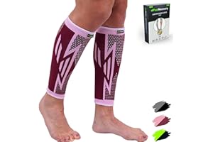 FEEL RECOVERY 2 Pack Manchons de Compression Homme & Femme - Support de Mollets pour Running, Périostite, Tensions Musculaires et Crampes - Chaussettes Contention pour Jambes - Respirant & Antidérapant