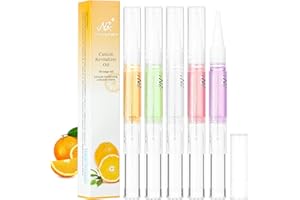 LOPHE Olio per Unghie e Cuticole, 5 Pezzi Penna per Olio Set di Oli per Cuticole, Trattamento delle Unghie, Nail Moisturizer, Nail Care Pen Formula Non Grassa