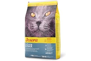 JOSERA Léger (1 x 2 kg) | karma dla kotów z niewielk? ilo?ci? t?uszczu | dla osób z nadwag? lub sterylizowanych | Super sucha karma dla doros?ych kotów | 1 opakowanie