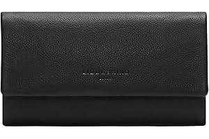 Liebeskind Berlin Geldbörse Damen Slam Leder I Geldbörse groß I viel Platz, viele Fächer & Münzfach mit Reißverschluss I Leder Portemonnaie I Damengeldbörse groß mit RFID-Schutz