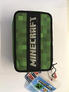 Valigeria Astuccio Triplo Completo Panini spa Schoolpack Zaino Compatibile  con Minecraft Pixel Verde Rotondo urban-earth.co.uk