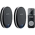 UN1QUE Wireless Door Bell for Home - Small Calling Bell for Office, 1000ft Long Range with 36 Chimes, 100dB Louder Volume, 4 Level Volume, LED Light, IP44 Waterproof (U421)