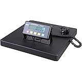 G&G PSB 150kg/50g-10kg/20g Paketwaage Plattformwaage, robuste 40 × 40 cm Wiegefläche aus Aluminumguss / Netz & Batteriebetrie