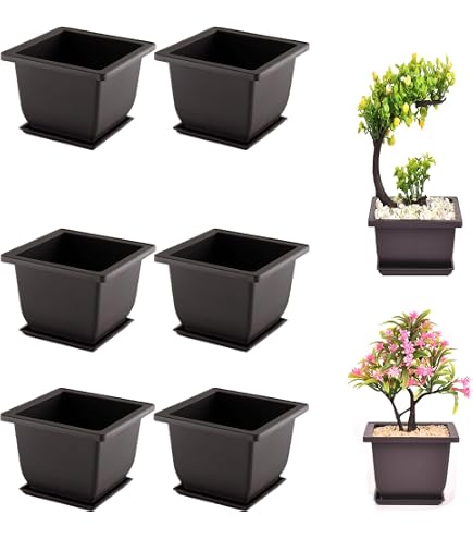 Vaso Grande Esterno 48 X 48 Cm (Set Da 2) - Vaso Da Fiori Resistente Al