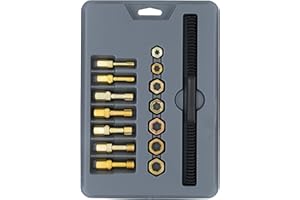 Lang Tools 2584 15-Piece Metric Thread Restorer Set, Black, Gray