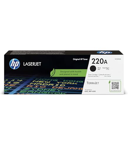 Kit De Toner Compatible HP 220A - 4 Cartouches (Noir, Cyan, Jaune, Magenta) - Pour LaserJet Pro MFP 4302dw, Etc.