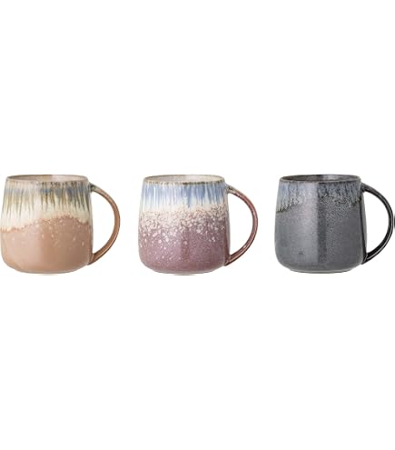 Bloomingville Piatto Addison, diversi colori, ceramica