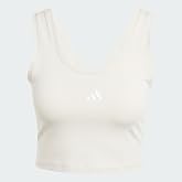 adidas Women's Essentials Small Logo Cotton Lifestyle Tank Top