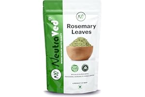 NeutraVed Rosemary Leaves | Use Seasoning, Leaf Tea, Rosemary Water & Oil, Hair Growth - 50g