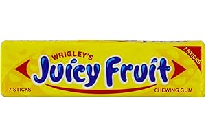 BFYSYO Wrigley's Juicy Fruit Chewing Gum 7 Sticks (Pack of 14)