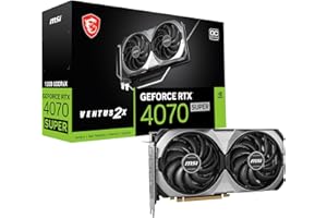 MSI Ventus GeForce RTX 4070 Super 12G 2X OC NVIDIA 12 Go GDDR6X