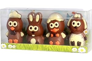WEIBLER CONFISERIE Schokoladen Osterfiguren 4er Set 120g