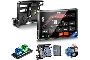 LBW BM700 for BMW Motorcycle CarPlay & Android Auto,Support Bluetooth, 7" Waterproof GPS Navigation Screen, Data Reading, Native Wonder, TPMS, Light Sensor, Music Sharing, Intercom,16-Pin
