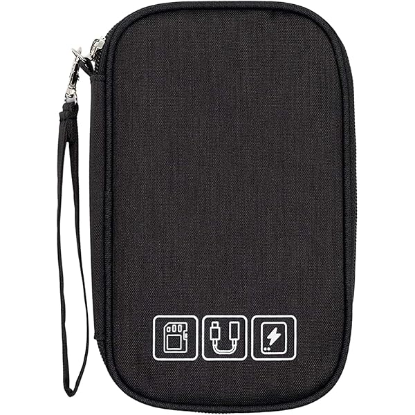 Borsa Organizer Elettronica Impermeabile - Grigio, 27x20x8cm, Doppio Strato - Foto 2