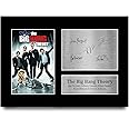HWC Trading The Big Bang Theory Gift Signed A4 Printed Autograph Jim Parsons Johnny Galecki kaley Cuoco Kunal Nayyar Simon Helberg Gifts Print Photo Picture Display