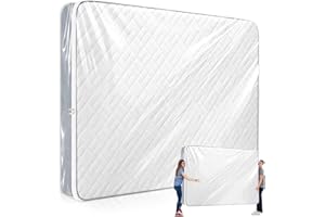 AOBOPLE Protective Plastic Mattress Case, Protective Plastic Storage Bed Bags Mattress Cover for Moving and Storage Plastic Mattress Protector for House Moves, Storage and Transport(150 * 200 * 30cm)