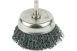 Silverline Tools PB03 - Cepillo de vaso de acero ondulado (50 mm)