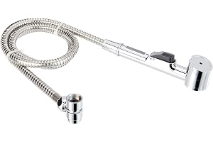 Cornat SA141 Handfat Duschset, Silver, 125 cm | Mobil handdusch med duschslang – enkel omkoppling – tvättställsdusch – duschdusch – eftermonterat duschhuvud
