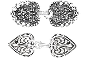 BOBOZHONG Clips à Cardigan Rétro,2 pièces Clips de Pull Pince à Cardigan Clip de Broche Clip à Châle Robe Chemise Clips Pull Vintage Broche Rétro Cardigan pour Femmes Filles