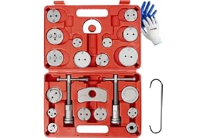 ATPEAM Bremskolbenrücksteller Set 25tlg, Universelles Bremsen Rückstellwerkzeug für Auto, LKW, Motorrad, KFZ, Bremskolben Rücksteller für Bremssattel und Bremszylinder, Bremskolbenrücksteller Auto