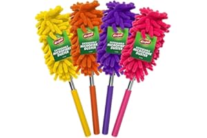 The Home Fusion Company 1 X Extensible Télescopique Microfibre Nettoyage Plumeau 74.5cm Maison Voiture Magique