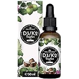 Vitamin D3/K2 Tropfen von FEEL NATURAL (50 ml) - Spitzenrohstoff K2VITAL® mit 99,7% All-Trans-MK-7, laborgeprüft, hochdosiert