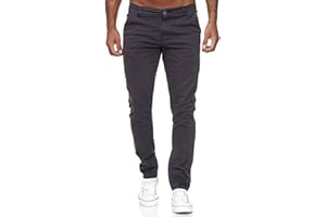 Tazzio Herren Chino 19530 – Slim Fit Stretch Chino Hose mit Baumwollmischung – Designer Freizeithose, Ganzjährig, Komfortabel