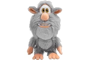 Booba Yeti Kuscheltier Plüschtier Stofftier für Kinder - 30 cm - Netflix Show Cartoon Zeichentrick Spielzeug Figur - Weiches Plüschspielzeug - Offizielle Produkte aus Boobas Zeichentrick Studio (Grau)