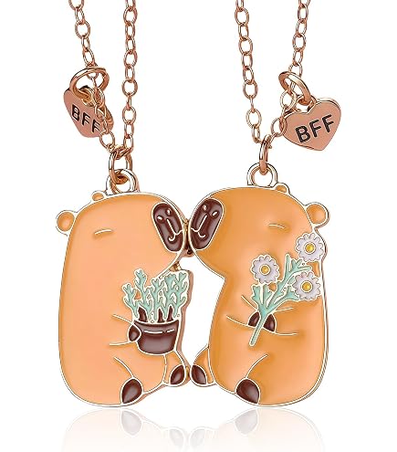 Set Di 2 Collane Amicizia Avocado Verde: Ciondoli Metà Cuore Per Migliori Amiche, Fidanzate, Coppie - Regalo In Scatola - 6