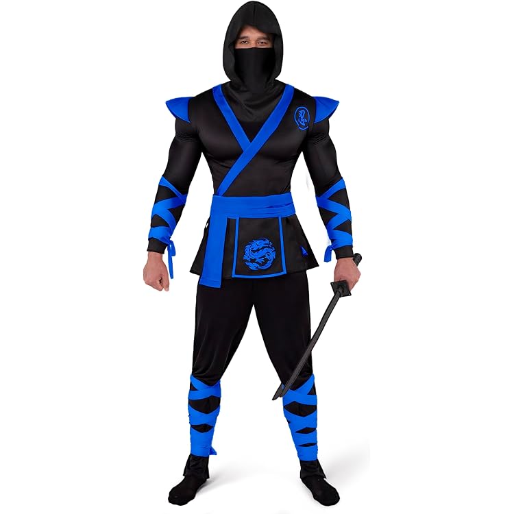 Widmann Kinder-Kostüm Ninja – Komplettes Set Mit Kapuze, Maske & Accessoires Für Karneval & Rollenspiel