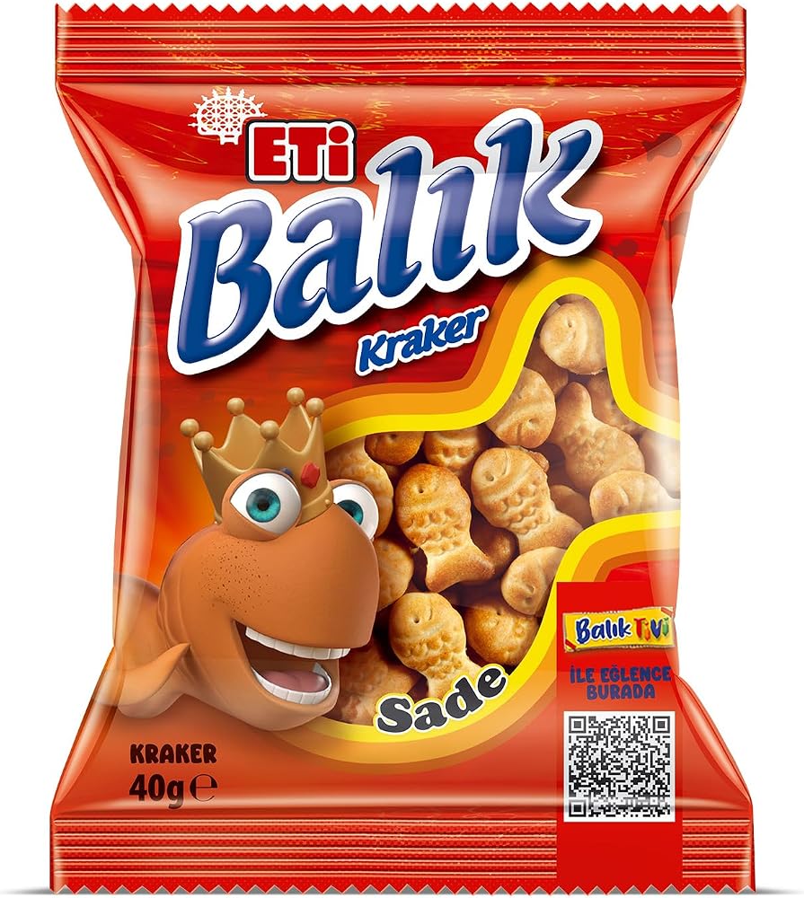 Eti Balık Kraker 40 g x 16 Adet