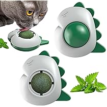 Palline Di Erba Gatta Girevoli Per Gatti - Giocattolo Interattivo Con Catnip, Per Pulizia Denti - Foto 3