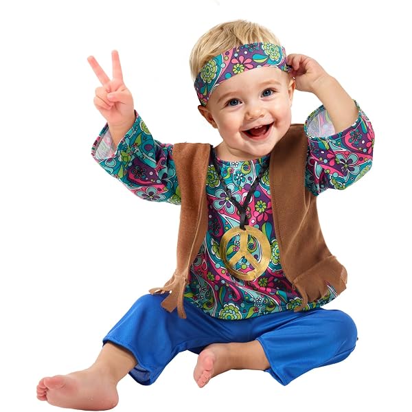 Déguisement hippie pour garçon - Achetez à Déguisements Bacanal