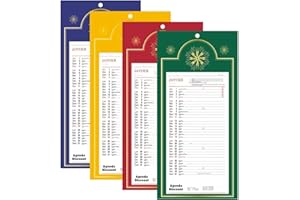 AGENDA DISCOUNT Calendrier mural mensuel long sur plaque 16x33cm (COLORIS ALEATOIRES) - 2026