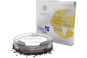 Fidentia Hair Shader Concealer 12g | Ritocco Radici e Capelli Grigi perfetto e instantaneo, Marrone Scuro