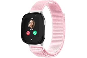 Niboow Nailon Correa para Xplora X6 Play, Niños y Niñas Reloj Inteligente para NiñOs Respirable Ajustable Deportiva Repuesto Velcro Correa para Xplora X6 Play
