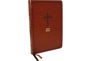 KJV Holy Bible: Large Print Thinline, Brown Leathersoft, Red Letter, Comfort Print: King James Version: Holy Bible, King James Version