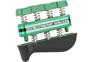 CanDo Appareil de Musculation de la Main Digi-Flex Vert/Moyen 2,3 kg