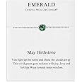 Philip Jones May (Emerald) Birthstone Bracelet Created with Zircondia® Crystals