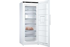 Bosch GSN54AWCV Serie 6 XXL-Gefrierschrank, 176 x 70 cm extra breit, 327 L, NoFrost nie wieder abtauen, LED-Beleuchtung gleichmäßige Ausleuchtung, BigBox Platz für großes Gefriergut, Weiß