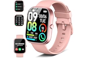 DYURWA Smartwatch Donna Uomo, 1.91"HD Orologio Fitness con Effettua/Risposta Chiamate, Smart Watch con Sonno/Contapassi/Cardiofrequenzimetro, 110+ Sportive Impermeabile IP68 Activity Tracker per iOS Android