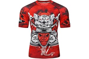 LAFROI Men's Short Sleeve UPF 50+ Baselayer Performance Compression Shirt Rash Guard-CLY08