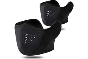 WTACTFUL Atmungsaktiv Halbe Sturmhaube Skifahren Sturmmaske Balaclava Halsschlauc Skihaube Herren Ski Maske Winter Warme für Motorrad Fahren Skifahren Snowboarden