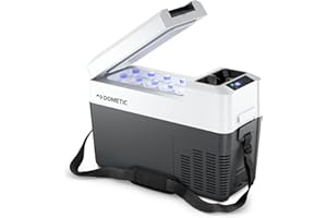 ‎DOMETIC DOMETIC CFF 12 Kompressor-Kühlbox, elektrisch, leicht, 13 Liter, 12/230 V für Auto, Lkw, Boot, Wohnmobil und Steckdose, Grau