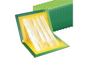 KK STRONEX Sticky Traps 12 Packs Large Extra Strong Sticky Trap for Multiple Insects - Sticky Pads Board Gum Pads for Indoor Outdoor, Home Kitchen, Garage, Garden