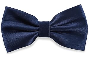 Massi Morino Papillon per uomo preannodato e regolabile - Papillon da abito monocromatico - Papillon con ampia scelta di colori